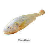 Maxbell Giant Fish Plush Realistic Toy Funny Hugging Throw Pillow for Gifts Birthday 60cm