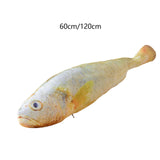 Maxbell Giant Fish Plush Realistic Toy Funny Hugging Throw Pillow for Gifts Birthday 60cm