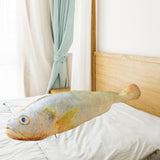 Maxbell Giant Fish Plush Realistic Toy Funny Hugging Throw Pillow for Gifts Birthday 120cm