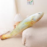 Maxbell Giant Fish Plush Realistic Toy Funny Hugging Throw Pillow for Gifts Birthday 120cm