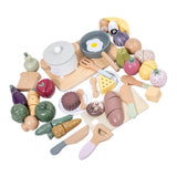Maxbell Kitchen Playset Role Play Wooden Pretend Play Sets Gift Crafts Birthday