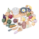 Maxbell Kitchen Playset Role Play Wooden Pretend Play Sets Gift Crafts Birthday