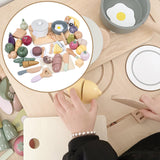 Maxbell Kitchen Playset Role Play Wooden Pretend Play Sets Gift Crafts Birthday
