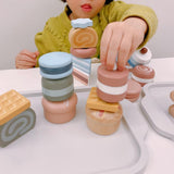 Maxbell Toddlers Pretend Cooking Toys Cakes Play Set Gift Landscape Decorations