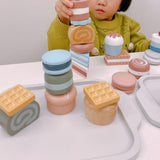 Maxbell Toddlers Pretend Cooking Toys Cakes Play Set Gift Landscape Decorations