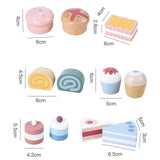 Maxbell Toddlers Pretend Cooking Toys Cakes Play Set Gift Landscape Decorations