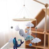 Maxbell Nursery Crib Mobile Felt Hanging Decoration for Boys Girls Infant 0-6 Months