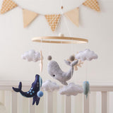 Maxbell Nursery Crib Mobile Felt Hanging Decoration for Boys Girls Infant 0-6 Months