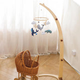 Maxbell Nursery Crib Mobile Felt Hanging Decoration for Boys Girls Infant 0-6 Months