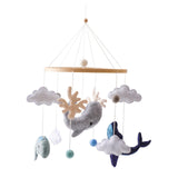 Maxbell Nursery Crib Mobile Felt Hanging Decoration for Boys Girls Infant 0-6 Months