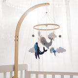 Maxbell Nursery Crib Mobile Felt Hanging Decoration for Boys Girls Infant 0-6 Months