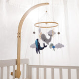 Maxbell Nursery Crib Mobile Felt Hanging Decoration for Boys Girls Infant 0-6 Months