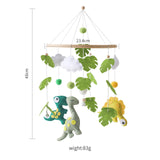 Maxbell Baby Crib Mobile Sensory Felt Hanging Decoration for Infant Newborn Children green