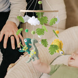 Maxbell Baby Crib Mobile Sensory Felt Hanging Decoration for Infant Newborn Children green