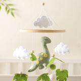 Maxbell Baby Crib Mobile Sensory Felt Hanging Decoration for Infant Newborn Children green