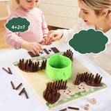 Maxbell Hedgehog Game Subtraction Hedgehog Board Game for Creative Counting Matching