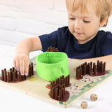 Maxbell Hedgehog Game Subtraction Hedgehog Board Game for Creative Counting Matching