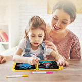 Maxbell Erasable Doodle Book Set 8 Pages Coloful Drawing Book for Game Trip Painting style A