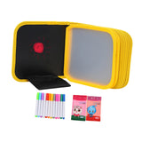 Maxbell Erasable Doodle Book Set 8 Pages Coloful Drawing Book for Game Trip Painting style C