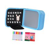 Maxbell Erasable Doodle Book Set 8 Pages Coloful Drawing Book for Game Trip Painting style D