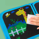 Maxbell Erasable Doodle Book Set 8 Pages Coloful Drawing Book for Game Trip Painting style D