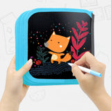 Maxbell Erasable Doodle Book Set 8 Pages Coloful Drawing Book for Game Trip Painting style D