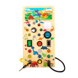 Maxbell Montessori Busy Board Baby Travel Toys for Travel Toddlers 1-3 Holiday Gifts