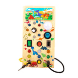 Maxbell Montessori Busy Board Baby Travel Toys for Travel Toddlers 1-3 Holiday Gifts