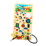 Maxbell Montessori Busy Board Baby Travel Toys for Travel Toddlers 1-3 Holiday Gifts