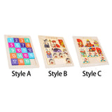 Maxbell Sliding Block Game Puzzle Box Brain Game Logical Game for Boys Girls Kids Style A