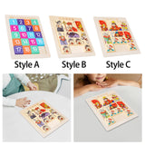 Maxbell Sliding Block Game Puzzle Box Brain Game Logical Game for Boys Girls Kids Style A