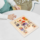 Maxbell Sliding Block Game Puzzle Box Brain Game Logical Game for Boys Girls Kids Style B