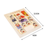 Maxbell Sliding Block Game Puzzle Box Brain Game Logical Game for Boys Girls Kids Style B