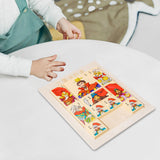 Maxbell Sliding Block Game Puzzle Box Brain Game Logical Game for Boys Girls Kids Style C