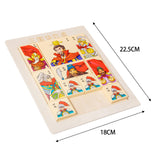 Maxbell Sliding Block Game Puzzle Box Brain Game Logical Game for Boys Girls Kids Style C