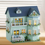 Maxbell Diy Doll Houses Miniature Kits Dollhouse Handmade Toy for Teens Birthday Gifts