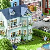 Maxbell Diy Doll Houses Miniature Kits Dollhouse Handmade Toy for Teens Birthday Gifts