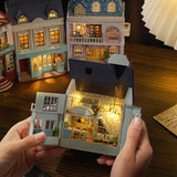 Maxbell Diy Doll Houses Miniature Kits Dollhouse Handmade Toy for Teens Birthday Gifts
