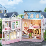 Maxbell DIY Doll Houses Miniature Kits Crafts Woodcrafts Toy for Friends Kids Adults