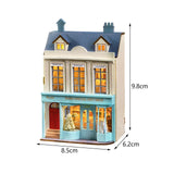 Maxbell DIY Wooden Miniature Building Kits Dollhouse Handmade Toy for Friends Adults