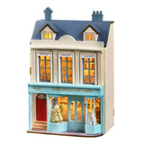 Maxbell DIY Wooden Miniature Building Kits Dollhouse Handmade Toy for Friends Adults