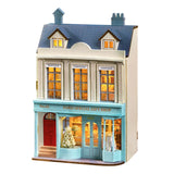 Maxbell DIY Wooden Miniature Building Kits Dollhouse Handmade Toy for Friends Adults
