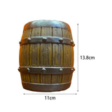 Maxbell 1:12 Miniature Beer Barrel Figurine Beer Keg for Pub Fairy Garden Decoration