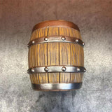 Maxbell 1:12 Miniature Beer Barrel Figurine Beer Keg for Pub Fairy Garden Decoration