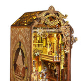 Maxbell 3D Wooden Doll House Crafts with Light Handmade Craft for Kids Teens Children