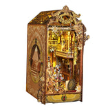 Maxbell 3D Wooden Doll House Crafts with Light Handmade Craft for Kids Teens Children