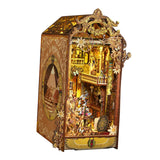 Maxbell 3D Wooden Doll House Crafts with Light Handmade Craft for Kids Teens Children