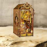 Maxbell 3D Wooden Doll House Crafts with Light Handmade Craft for Kids Teens Children