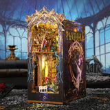 Maxbell Bookshelf Insert Decor Handicrafts Display 3D Diorama Bookend Stand for Gift