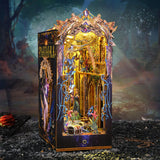 Maxbell Bookshelf Insert Decor Handicrafts Display 3D Diorama Bookend Stand for Gift